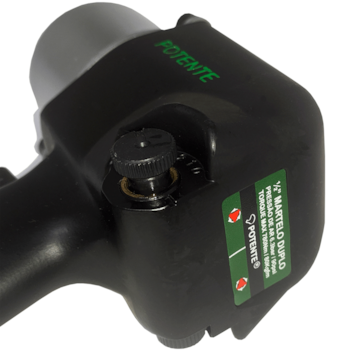 CHAVE DE IMPACTO PNEUMÁTICA 1/2" DUPLO MARTELO - 01.41.PN120178 POTENTE BRASIL CHAVE DE IMPACTO PNEUMÁTICA 1/2" DUPLO MARTELO - 01.41.PN120178 POTENTE BRASIL