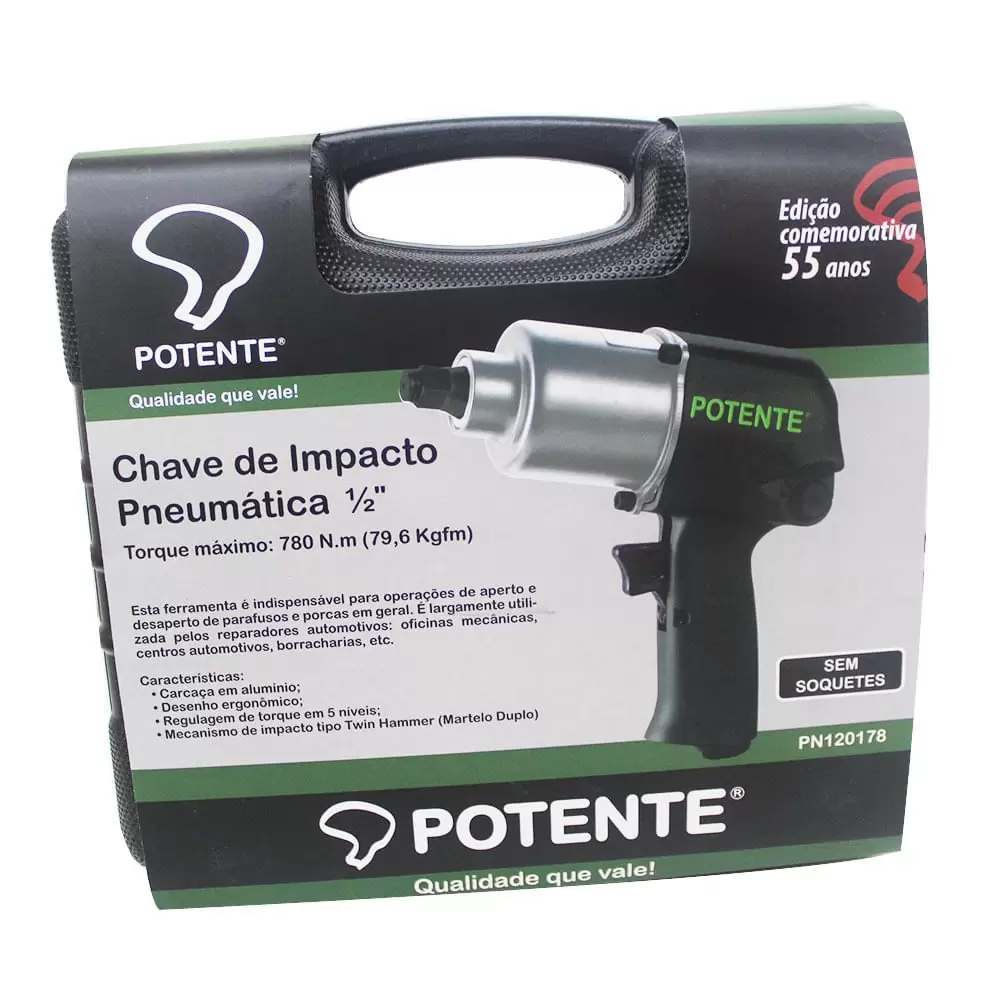 CHAVE DE IMPACTO PNEUMÁTICA 1/2