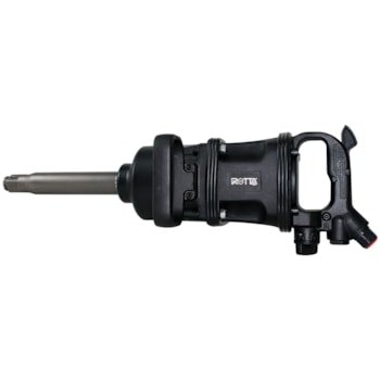 CHAVE DE IMPACTO PNEUMATICA 1" EIXO LONGO 3138NM 300KGF 3200RPM COM REGULAGEM DE TORQUE - 74851 ROTTA