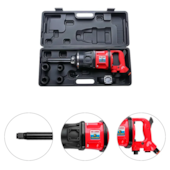 CHAVE DE IMPACTO PNEUMATICA 1" EIXO LONGO 3500NM  COM 4 SOQUETES (27, 30, 32 E 33MM) E MALETA CHI-3500 RED - 000027576 CHIAPERINI
