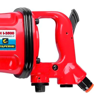 CHAVE DE IMPACTO PNEUMATICA 1" EIXO LONGO 3500NM  COM 4 SOQUETES (27, 30, 32 E 33MM) E MALETA CHI-3500 RED - 000027576 CHIAPERINI
