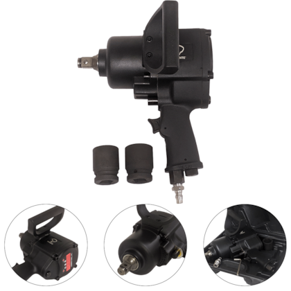 CHAVE DE IMPACTO PNEUMÁTICA 3/4" COM SOQUETES - 01.41.PN3402160 POTENTE BRASIL CHAVE DE IMPACTO PNEUMÁTICA 3/4" COM SOQUETES - 01.41.PN3402160 POTENTE BRASIL