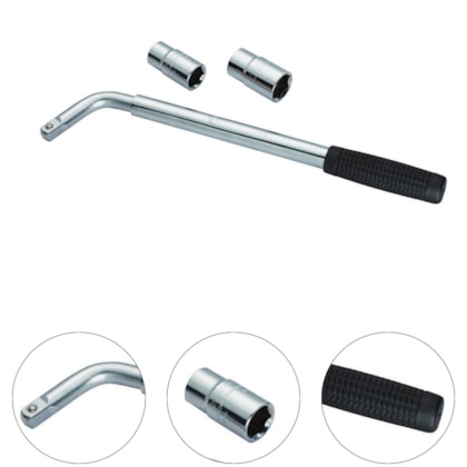 CHAVE DE RODA L PARA SOQUETE 1/2" - ST09531SJ SATA CHAVE DE RODA L PARA SOQUETE 1/2" - ST09531SJ SATA