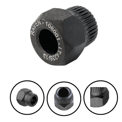 CHAVE ESPECIAL C/ 33 DENTES P/ POLIA ALTERNADORES - 108001 RAVEN CHAVE ESPECIAL C/ 33 DENTES P/ POLIA ALTERNADORES - 108001 RAVEN