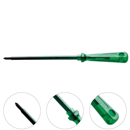 CHAVE FENDA PONTA CRUZADA 6X150MM ISOLADA - 44116031 TRAMONTINA CHAVE FENDA PONTA CRUZADA 6X150MM ISOLADA - 44116031 TRAMONTINA