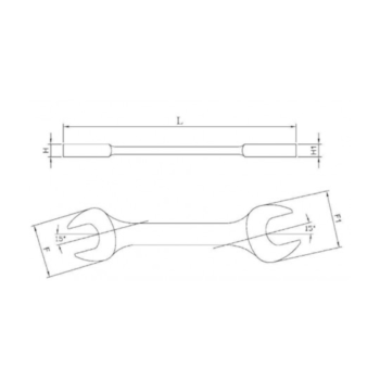 CHAVE FIXA 8 X 9MM - 300004B BELZER