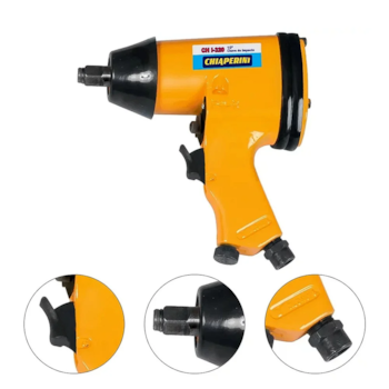 CHAVE IMPACTO PNEUMATICA  1/2" 320NM COM 10 SOQUETES 9 A 27MM ROCKING DOG CH I-320K - CHIAPERINI