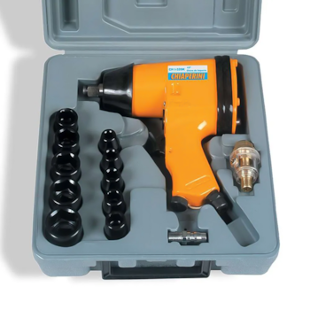 CHAVE IMPACTO PNEUMATICA  1/2" 320NM COM 10 SOQUETES 9 A 27MM ROCKING DOG CH I-320K - CHIAPERINI