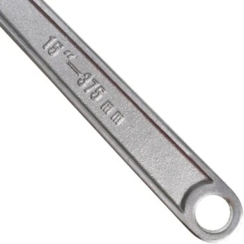 CHAVE INGLESA AJUSTÁVEL 15" 375 MM CROMADA - 1554055 SPARTA CHAVE INGLESA AJUSTÁVEL 15" 375 MM CROMADA - 1554055 SPARTA
