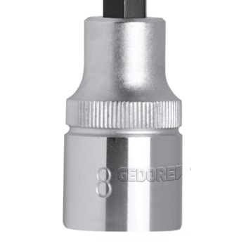 CHAVE SOQUETE 1/2" HEXAGONAL 11MM R62551110 - 3300365 GEDORE RED CHAVE SOQUETE 1/2" HEXAGONAL 11MM R62551110 - 3300365 GEDORE RED