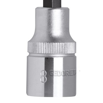 CHAVE SOQUETE 1/2" HEXAGONAL 7MM R62550710 - 3300361 GEDORE