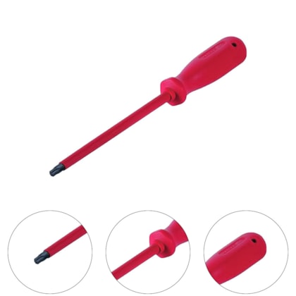 CHAVE TORK GTX C/ CABO ISOLADO 1000V 163BTXNR-T40 - 024915 GEDORE CHAVE TORK GTX C/ CABO ISOLADO 1000V 163BTXNR-T40 - 024915 GEDORE