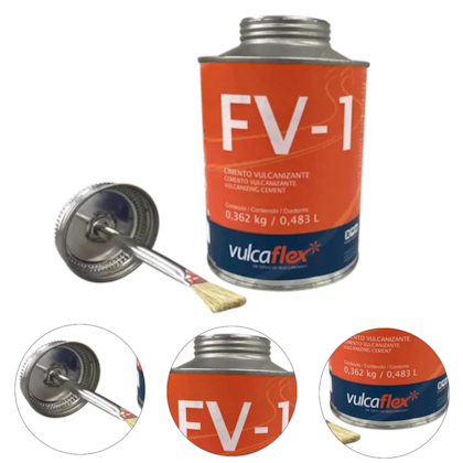 CIMENTO FV-1 362G LATA - 1340 VULCAFLEX 1340