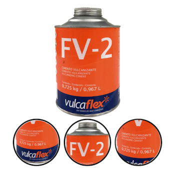 CIMENTO FV-2 725G LATA - 1341 VULCAFLEX