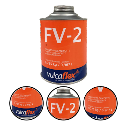 CIMENTO FV-2 725G LATA - 1341 VULCAFLEX