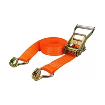 CINTA PARA AMARRACAO COM CATRACA 5 TONELADAS 9M X 50MM GANCHO J LARANJA - ITACORDA