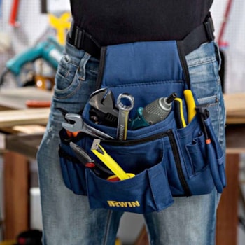 CINTO PARA FERRAMENTAS COM 5 BOLSOS - IRWIN - IW14098 CINTO PARA FERRAMENTAS COM 5 BOLSOS - IRWIN - IW14098