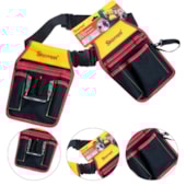 CINTO PORTA FERRAMENTAS COM COLDRE DUPLO 9 BOLSOS - POXP STARRETT CINTO PORTA FERRAMENTAS COM COLDRE DUPLO 9 BOLSOS - POXP STARRETT