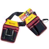 CINTO PORTA FERRAMENTAS COM COLDRE DUPLO 9 BOLSOS - POXP STARRETT CINTO PORTA FERRAMENTAS COM COLDRE DUPLO 9 BOLSOS - POXP STARRETT