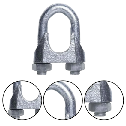 CLIPE GALVANIZADO 1/2" - FRATI