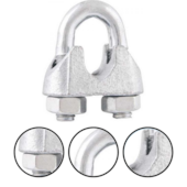 CLIPS GRAMPO PARA CABO DE AÇO 1/4" - 103306 ACEROSID CLIPS GRAMPO PARA CABO DE AÇO 1/4" - 103306 ACEROSID