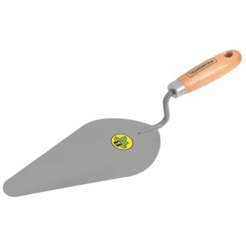 COLHER DE PEDREIRO METÁLICA REDONDA DE 10" CABO DE MADEIRA - 77358105 TRAMONTINA COLHER DE PEDREIRO METÁLICA REDONDA DE 10" CABO DE MADEIRA - 77358105 TRAMONTINA