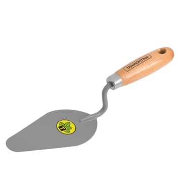 COLHER DE PEDREIRO METÁLICA REDONDA DE 6" C/ CABO DE MADEIRA - 77358065 TRAMONTINA COLHER DE PEDREIRO METÁLICA REDONDA DE 6" C/ CABO DE MADEIRA - 77358065 TRAMONTINA