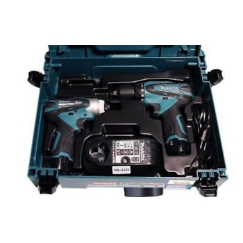 COMBO FURADEIRA E CHAVE DE IMPACTO 12 V - LCT204JX1 MAKITA