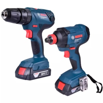 COMBO FURADEIRA E PARAFUSADEIRA 18V GSB 180-LI + CHAVE DE IMPACTO 1/2 18V GDX 180-LI - BOSCH COMBO FURADEIRA E PARAFUSADEIRA 18V GSB 180-LI + CHAVE DE IMPACTO 1/2 18V GDX 180-LI - BOSCH