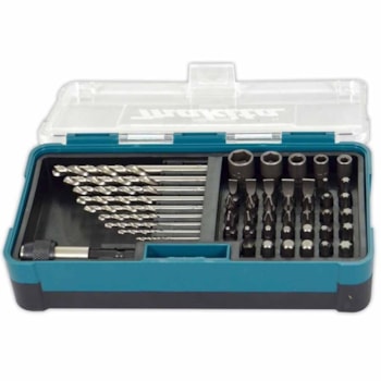 Combo Furadeira e Parafusadeira A Bateria 12v Makita + Kit de Acessórios Voltagem:BIVOLT