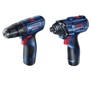 COMBO PARAFUSADEIRA GSB 120-LI + CHAVE IMPACTO GDR 120-LI + KIT - 06019G81E3 BOSCH COMBO PARAFUSADEIRA GSB 120-LI + CHAVE IMPACTO GDR 120-LI + KIT - 06019G81E3 BOSCH