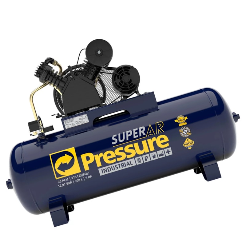 COMPRESSOR AR 20PCM V 200L SUPER AR - 8975701062 PRESSURE - HBR Flex