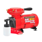 COMPRESSOR AR DIRETO 1/3CV RED + PISTOLA - CHIAPERINI