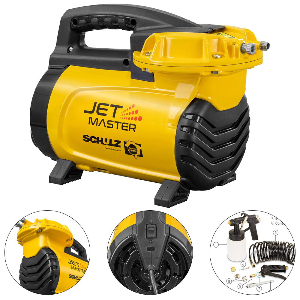 COMPRESSOR AR DIRETO JET MASTER 500W 50PSI CS5.3 - 920.1298-0