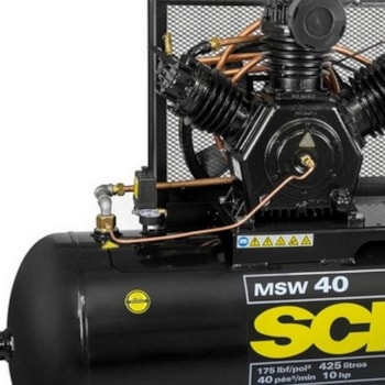 COMPRESSOR AR MSW 40 FORT/425L 10 HP TRIF 380/660 MTA - 923.9347-0 SCHULZ COMPRESSOR AR MSW 40 FORT/425L 10 HP TRIF 380/660 MTA - 923.9347-0 SCHULZ