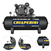 COMPRESSOR DE AR 20 PCM 250L 5HP 175PSI CJ 20 + APV TRIFÁSICO - 00690 CHIAPERINI