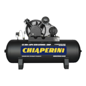 COMPRESSOR DE AR 20 PCM 250L 5HP 175PSI CJ 20 + APV TRIFÁSICO - 00690 CHIAPERINI