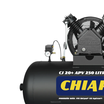 COMPRESSOR DE AR 20 PCM 250L 5HP 175PSI CJ 20 + APV TRIFÁSICO - 00690 CHIAPERINI