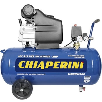 COMPRESSOR DE AR 8.5 PES 50L 120PSI  2HP 220V - CHIAPERINI