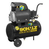 COMPRESSOR DE AR 8,6 PES 25L 2HP 120PSI PRATIKO CSI8.6/25 - 915.0422-0 SCHULZ