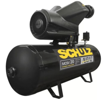 COMPRESSOR DE AR AUDAZ 5HP 20 PÉS 200L 175lbf TRIFÁSICO - MCSV20/200-380V SCHULZ COMPRESSOR DE AR AUDAZ 5HP 20 PÉS 200L 175lbf TRIFÁSICO - MCSV20/200-380V SCHULZ