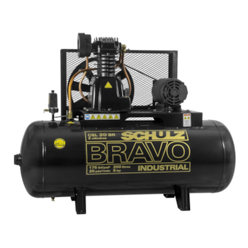 COMPRESSOR DE AR BRAVO 20 PÉS 200L 5HP 380V CSL20BR/20 - 922.7759-0 SCHULZ COMPRESSOR DE AR BRAVO 20 PÉS 200L 5HP 380V CSL20BR/20 - 922.7759-0 SCHULZ