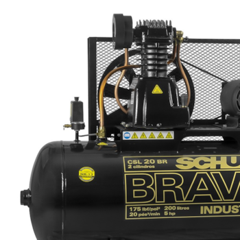COMPRESSOR DE AR BRAVO 20 PÉS 200L 5HP 380V CSL20BR/20 - 922.7759-0 SCHULZ COMPRESSOR DE AR BRAVO 20 PÉS 200L 5HP 380V CSL20BR/20 - 922.7759-0 SCHULZ