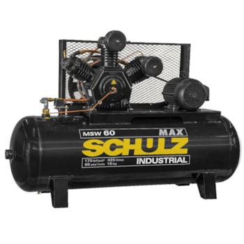 COMPRESSOR DE AR FORT 425L MOTOR 15CV 380/660V  MSW 60 - SCHULZ COMPRESSOR DE AR FORT 425L MOTOR 15CV 380/660V  MSW 60 - SCHULZ
