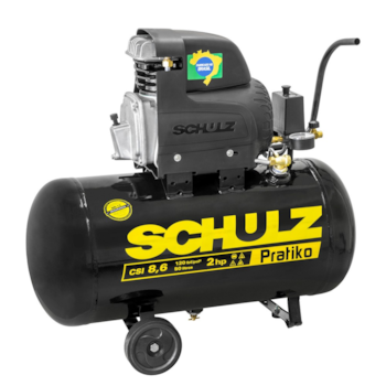 COMPRESSOR DE PISTÃO 50L PRATIKO CSI 8,6/50 2CV - 915.0428-0 SCHULZ COMPRESSOR DE PISTÃO 50L PRATIKO CSI 8,6/50 2CV - 915.0428-0 SCHULZ