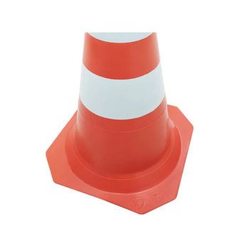 CONE 50CM PLT LARANJA / BRANCO - 700.01283 PLASTCOR CONE 50CM PLT LARANJA / BRANCO - 700.01283 PLASTCOR