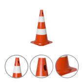 CONE 50CM PLT LARANJA / BRANCO REFLETIVO - 700.01284 PLASTCOR CONE 50CM PLT LARANJA / BRANCO REFLETIVO - 700.01284 PLASTCOR