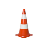 CONE 50CM PLT LARANJA / BRANCO REFLETIVO - 700.01284 PLASTCOR