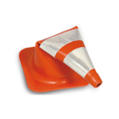 CONE FLEXÍVEL REFLETIVO LARANJA 75CM - 700.00652 PLÁSTCOR