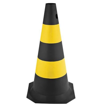 CONE SINALIZAÇÃO PVC 50CM AM PR - 99635 WORKER